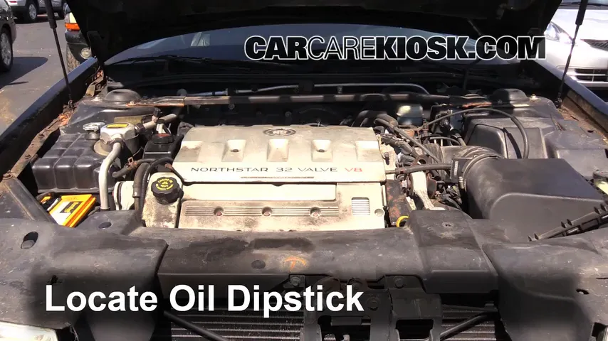 2000 Cadillac Eldorado ESC 4.6L V8 Oil Check Oil Level
